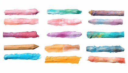 set of watercolor paints