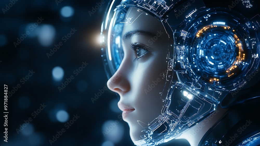 Poster Evolution of AI Technology from Reactive to Theory of mind and Selfaware Steps to Bring AI Collaborate with Humans Closely Conceptual Photo : Generative AI