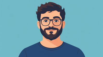 Fototapeta premium man with glasses