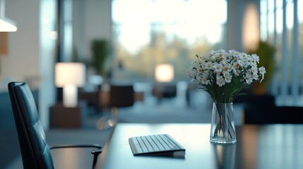 Interior of a modern office : Generative AI