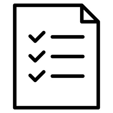 recommend clip art: Document checklist icon