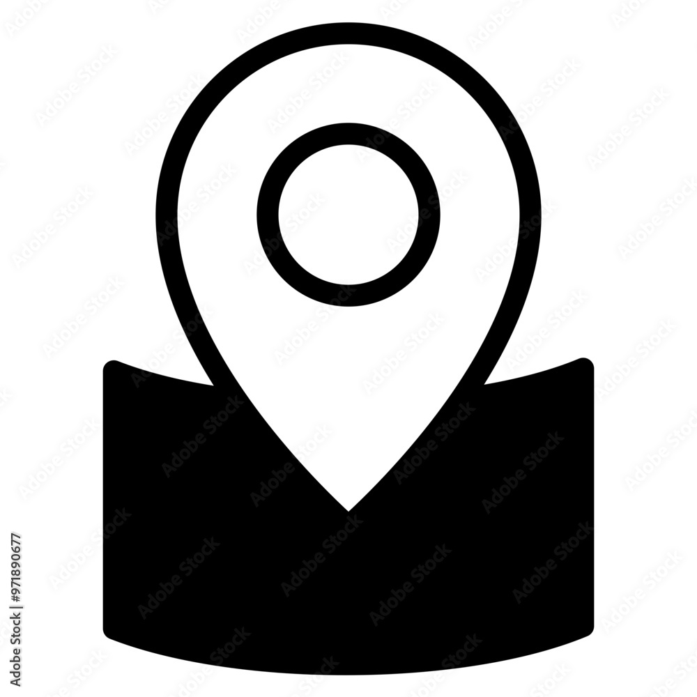 Poster location pin icon. map pin place marker. location icon. map marker pointer icon set. gps location sy