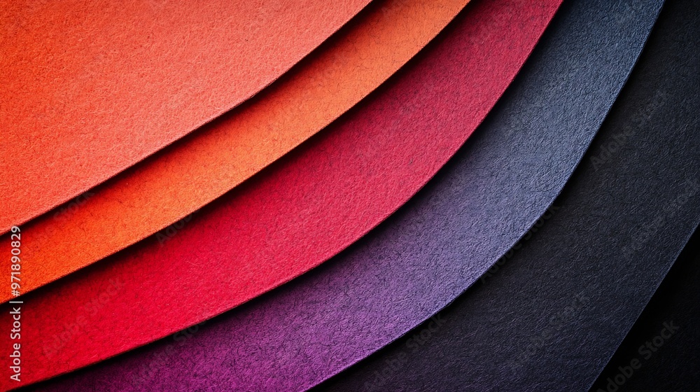Leinwandbilder texture of old craft red and black color paper background macro structure of vintage abstract cardbo