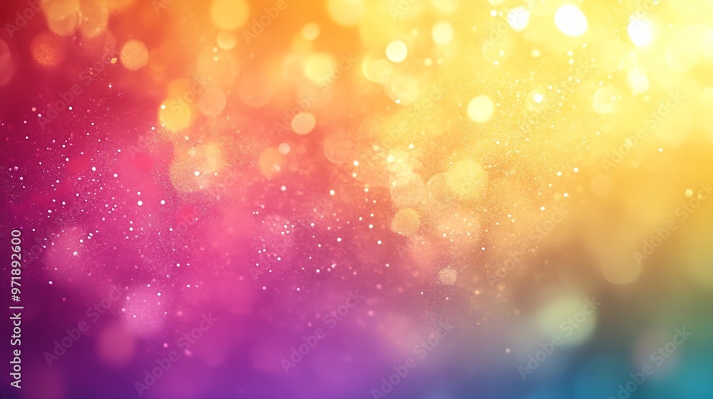 Poster abstract color gradient modern blurred background and film grain texture template with an elegant de
