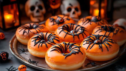 Spooky Halloween Donuts