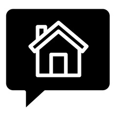 chat with house icon