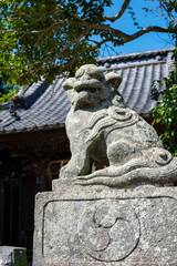 Obraz premium 鎌倉249 八坂大神1 狛犬