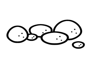 小石のイラスト素材