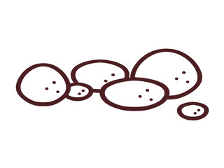 小石のイラスト素材