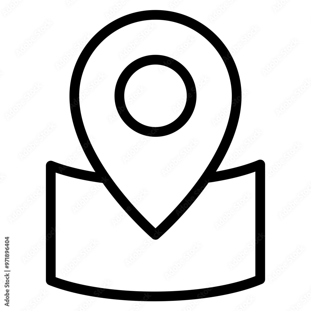 Poster location pin icon. map pin place marker. location icon. map marker pointer icon set. gps location sy