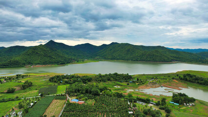 ラムタプーン ダム　スパンブリー・タイ　อ่างเก็บน้ำลำตะเพิน Lam Taphoen Dam at Supan Buri, Thailand