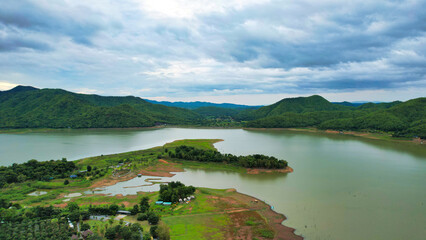 ラムタプーン ダム　スパンブリー・タイ　อ่างเก็บน้ำลำตะเพิน Lam Taphoen Dam at Supan Buri, Thailand