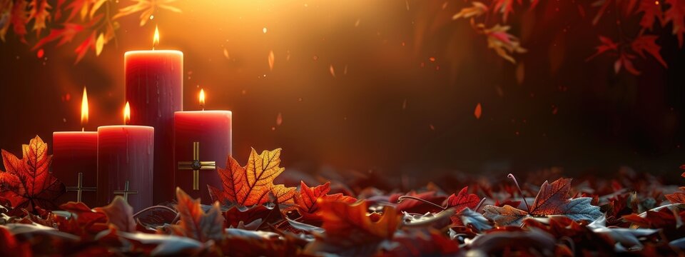 Sacred Remembrance: All Saints' Day, solemn occasion dedicated to commemoration, veneration of saints, day of prayer, reflection, celebration of virtuous life, spiritual legacy of holy men and women