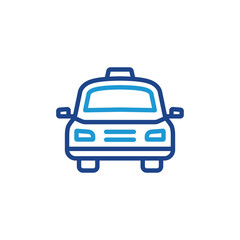 Taxi icon vector 