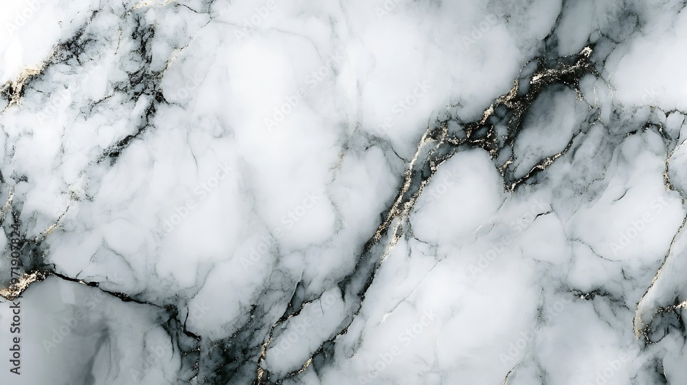 Poster white grey marble texture background with high resolution top view of natural tiles stone floor in l