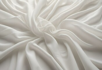 Swirling black and white fabric