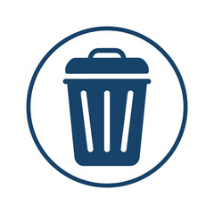 Garbage Can Icons Vector Design Template