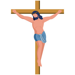 illustration of jesus christ being crucified