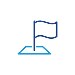 Flag icon, Flag sign vector