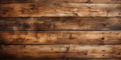Naklejka premium Brown Wooden Plank Texture Background