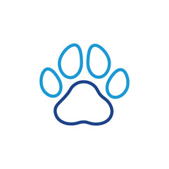 Paw Print icon vector illustration 