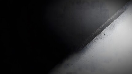 Black and white grainy textured banner, ideal for modern and minimalistic poster or header designs. The subtle texture and monochrome palette create a sophisticated and sleek visual