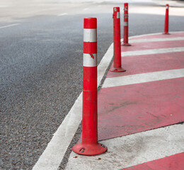 Traffic Cone Isolated. Safety Sign Template. File with Clipping Path.