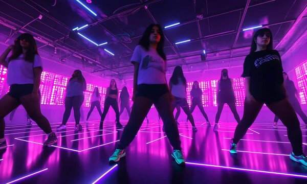 people dancing in the nightclub