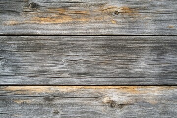 Weathered Wooden Planks with Knots and Grain Patterns