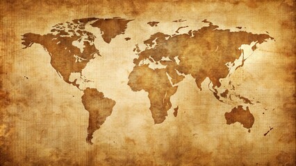 Vintage style map texture on old paper, vintage, antique, texture, aged, retro, background, ancient, historical, cartography