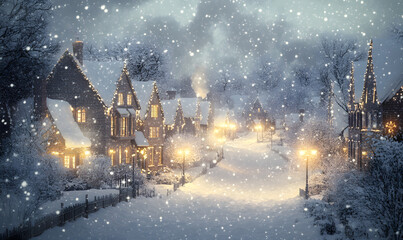 Fototapeta premium Christmas and New Year-themed graphic backgrounds for cards