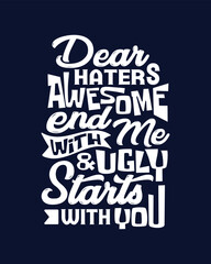 Handdrawn lettering motivational quotes for tshirts posters bags stickers stationery design