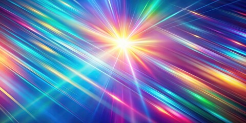 Iridescent diagonal light rays texture , iridescent, diagonal, light, rays, texture, colorful, abstract, background