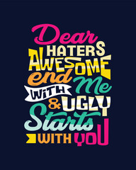 Handdrawn lettering motivational quotes for tshirts posters bags stickers stationery design