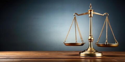 Imbalanced law scales showing inequality in justice system, rendering, imbalance, injustice, legal system, court, inequality