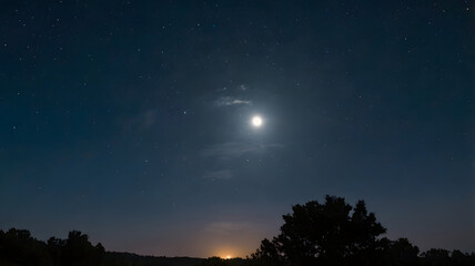 Naklejka premium sky with stars