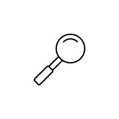 Optical icon.magnify vector flat linear illustration for web and app..eps