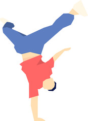 Breakdance Clipart Illustration