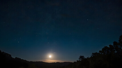 Naklejka premium sky with stars