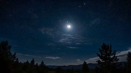 Naklejka premium sky with stars