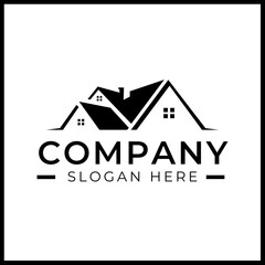 simple logo with a housing theme