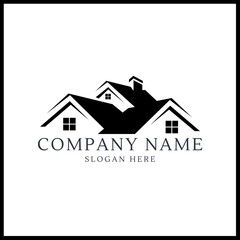 simple logo with a housing theme