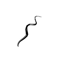 chalk wave abstract lines