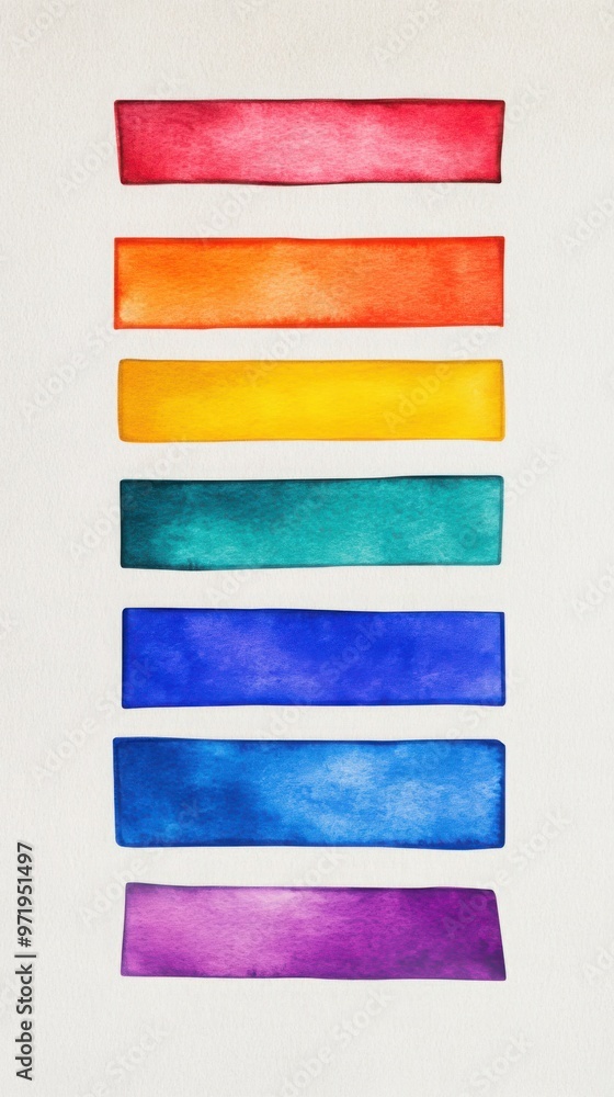 Poster an abstract watercolor flowchart illustrating the process of debt reduction and liability management