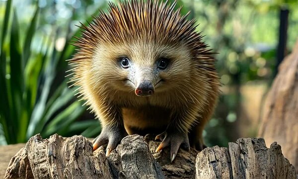 Echidna with Spiky Fur