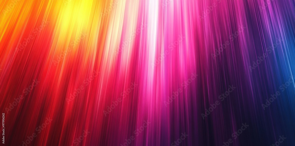 Poster abstract background of diagonal lines in vibrant colors