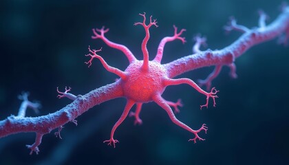  Neural network in vibrant 3D rendering