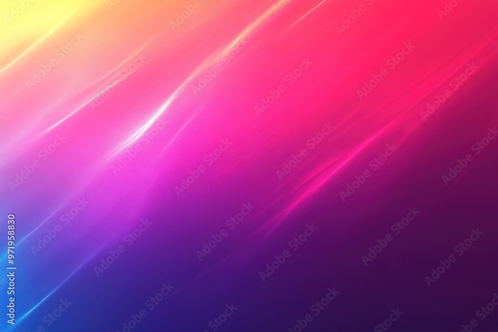 Aufkleber abstract gradient background with diagonal lines and glowing effects