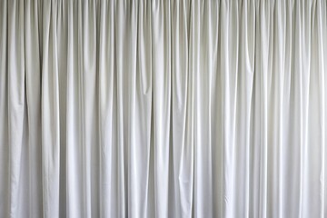 Obraz premium white fabric curtain with texture background