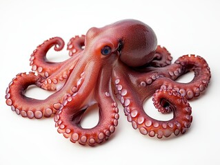 Octopus isolated on white background